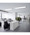 120x30 - 40W LED paneel, 110lm/W - 4000K, witte rand, inbouw/opbouw