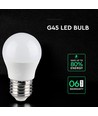 G45 VT-290 LED 6,5W E27 - kunststof lamp, Cree-chip, 3000K, 6 jaar garantie