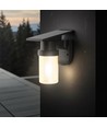 0,9W Solara LED wandlamp met zonnecel - IP54, zwart, 120lm, 3-in-1 CCT, incl. afstandsbediening