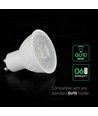 GU10 4,5W LED-lamp - Cree chip, wit kunststof