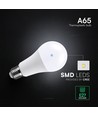 E27 15W LED lamp - A65, 1521lm, 200° stralingshoek, vervangt 100W