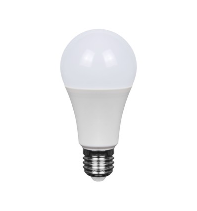 E27 11W LED lamp - A60, vervangt 75W, kunststof behuizing