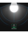 A60 VT-2112 LED 10,5W E27 - plastic lamp, Cree chip, 3000K, 6 jaar garantie