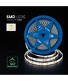 120 VT-2835 LED-lichtstrip 10W/m - Cree chip 3000K IP20 24V 8mm dubbel PCB (10m/rol) (prijs per meter)