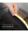 120 VT-2835 LED-lichtstrip 10W/m - Cree chip 3000K IP20 24V 8mm dubbel PCB (10m/rol) (prijs per meter)