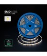 120 VT-2835 LED-lichtstrip 8W/m - Cree chip 4000K IP20 24V 5mm dubbele PCB (10m/rol) (prijs/m)