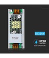 60W / 24V DC Slim voeding - 2.5A, IP20, metalen behuizing