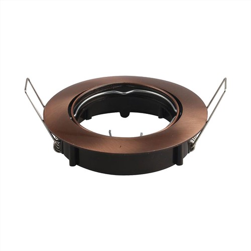 GU10 Brons inbouwspot - Rond, IP20, mooi design