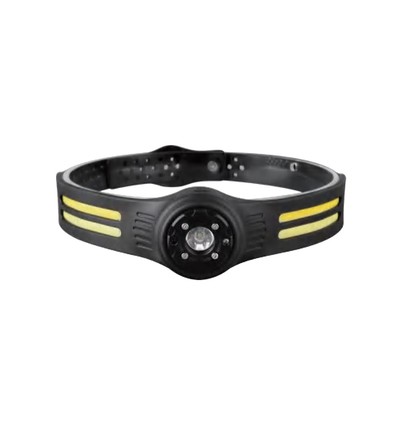 3W+5W oplaadbare LED hoofdlamp - 470lm, 230° groothoek, IP44, incl. batterij