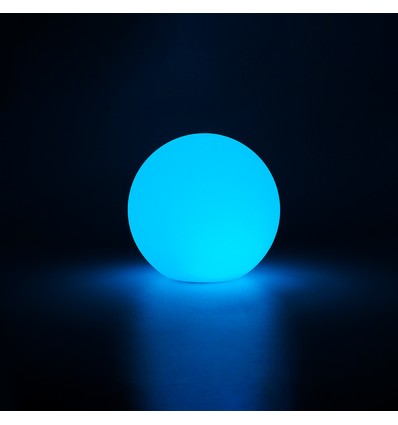 Ø8 cm RGB LED bal - Oplaadbaar, met afstandsbediening, IP66