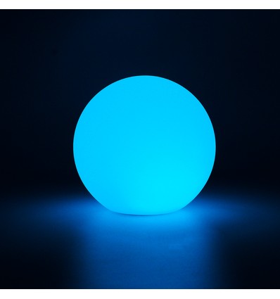 Ø12 cm RGB LED bal - Oplaadbaar, met afstandsbediening, IP66