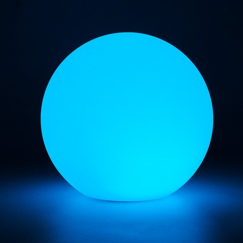 Ø20 cm RGB LED bol - Oplaadbaar, met afstandsbediening, IP66