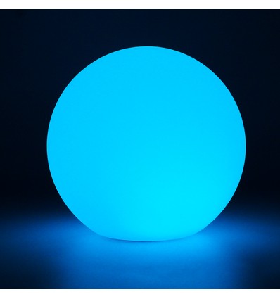 Ø20 cm RGB LED bol - Oplaadbaar, met afstandsbediening, IP66
