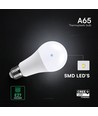E27 17W LED-lamp - A65, Cree chip