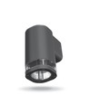 GU10 wandlamp - IP54 buiten, grijs, aluminium, zonder lichtbron