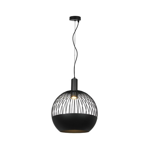 GU10 Designer hanglamp - Mat zwart, Metal serie, Ø40 cm