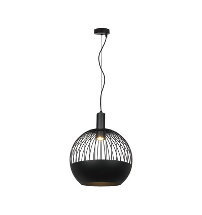 GU10 Designer hanglamp - Mat zwart, Metal serie, Ø40 cm
