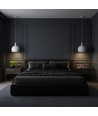 E27 Designer hanglamp, Ø28cm - Keramiek en metaal, wit, exclusief lichtbron