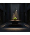 2x5W LED designer hanglamp - Ø15cm, 3000K, Sandy Black