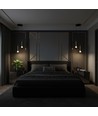 2x5W LED designer hanglamp - Ø15cm, 3000K, Sandy Black
