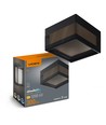 9W LED wand/plafondlamp, RA90 - IP65, 111lm/W, CCT, zwart, bulkhead, binnen / buiten