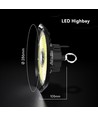 150W LED high bay, 135-160lm/W - IP65, 90 graden, CREE Chip, 6 jaar garantie