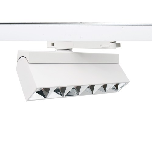 36W 3-fase RA92 LED-railverlichting - 23,5 cm, wit, verstelbaar