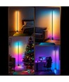 145cm RGBIC+CCT hoeklamp - Bluetooth, app-bediening, afstandsbediening, 11W