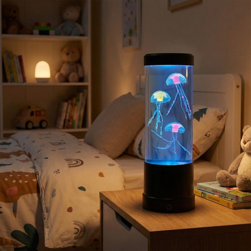 Jellyfish RGB 25 cm hoge lamp - Ø9 cm, perfect voor kinderen en jong van geest