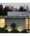 E27 tuinlamp, 60cm - Zwart, IP44, aluminium, voor tuin en paden, zonder lichtbron