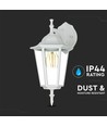 VT-750 wandlamp E27 - mat wit naar beneden