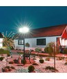 199cm 3 x E27 tuinlamp - IP44, grafietzwart, aluminium, 3 jaar garantie