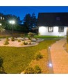 199cm 3 x E27 tuinlamp - IP44, grafietzwart, aluminium, 3 jaar garantie