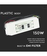 150W / 12V DC voeding - 12.5A, IP67 waterdicht, kunststof, 5 jaar garantie