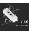 150W / 12V DC voeding - 12.5A, IP67 waterdicht, kunststof, 5 jaar garantie