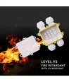 Waterdichte 4-weg lasdoos, IP68 - Wit, 4-pin, 24A, 450V, UV-bestendig, 0,5-4mm²