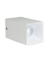 Vt-882 lamp GU10 - vierkant, wit+wit