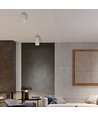 Vt-882 lamp GU10 - vierkant, wit+wit