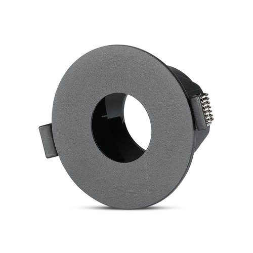 GU10 inbouwspot - Rond, zwart/zwart, aluminium, Ø8,3 cm, gat: Ø7,5 cm, zonder lichtbron
