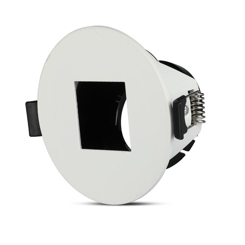Vt-883 lampfitting GU10 - vierkant, wit+zwart