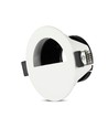 GU10 halfrond armatuur - Wit/zwart, aluminium, IP20 binnenshuis, zonder lichtbron