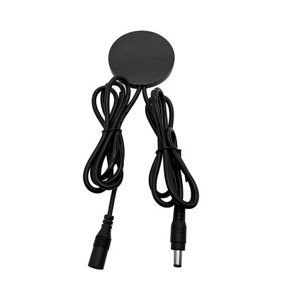 Verborgen touch-dimmer voor LED - Capacitief, Zwart, 12V (72W), 24V (144W), tot 2,5cm dikte