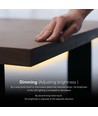 Verborgen touch-dimmer voor LED - Capacitief, Zwart, 12V (72W), 24V (144W), tot 2,5cm dikte