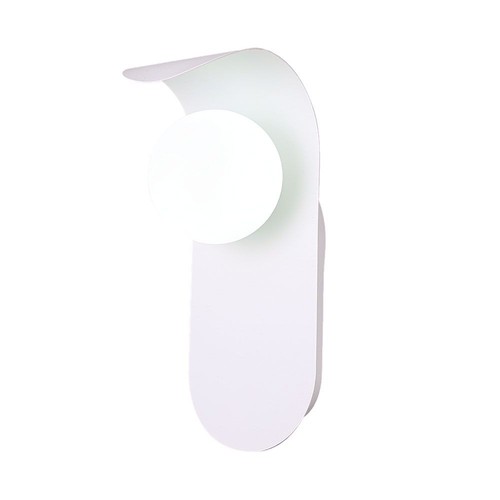 G9 wandlamp van gips - Wit, 95x120x250mm, zonder lichtbron, IP20 binnenshuis