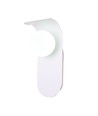 G9 wandlamp van gips - Wit, 95x120x250mm, zonder lichtbron, IP20 binnenshuis