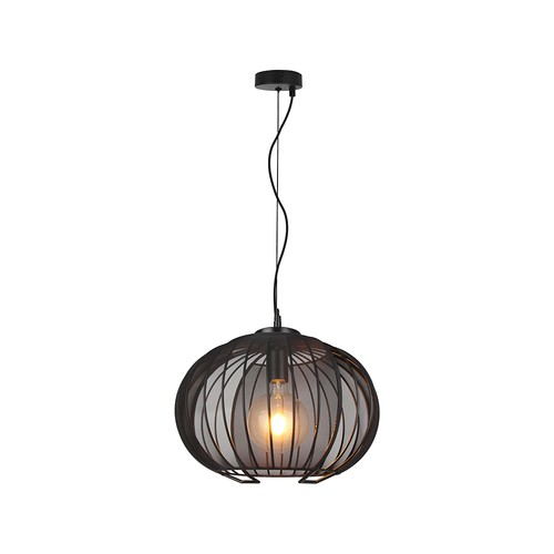 E27 Designer hanglamp - Mat zwart, Ø40cm, zonder lichtbron