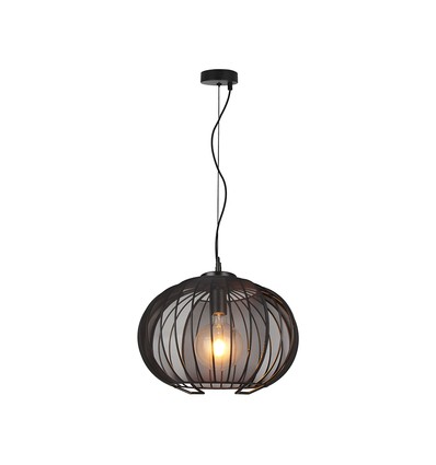 E27 Designer hanglamp - Mat zwart, Ø40cm, zonder lichtbron