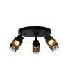 18W LED designer plafondlamp - Ø30cm, 3000K, mat zwart, IP20 binnenshuis