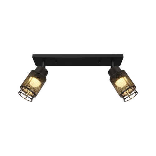 585x211mm VT-89012 plafondlamp 12W - LED, decoratief, 3000K, mat zwart
