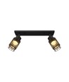 585x211mm VT-89012 plafondlamp 12W - LED, decoratief, 3000K, mat zwart